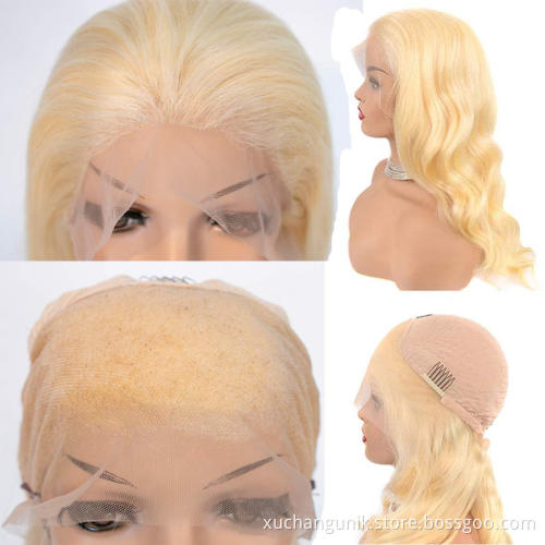 Uniky full HD 613 blonde full lace wig 50 40 30 inch,Mink brazilian human hair wigs,virgin perruque lace front wig human hair